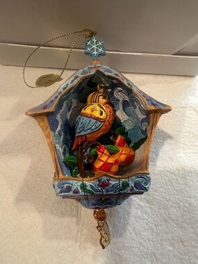 2010 Jim Shore Partridge in a Pear Tree Nesting Ornament in Bright Multicolor